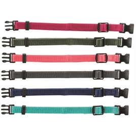 Trixie Puppy Halsband Set 6 Kleuren 17-25 cm 6 stuks (Fuchsia/Grafiet)
