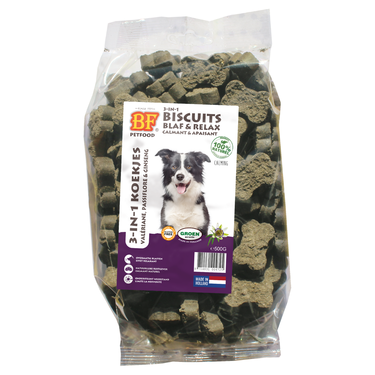 BF Petfood 3-in-1 Hondenkoekjes Blaf & Relax 500 gr
