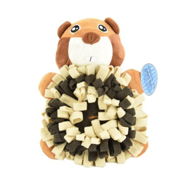 Tritra Knuffel Snuffelmat Bever 25-30 cm