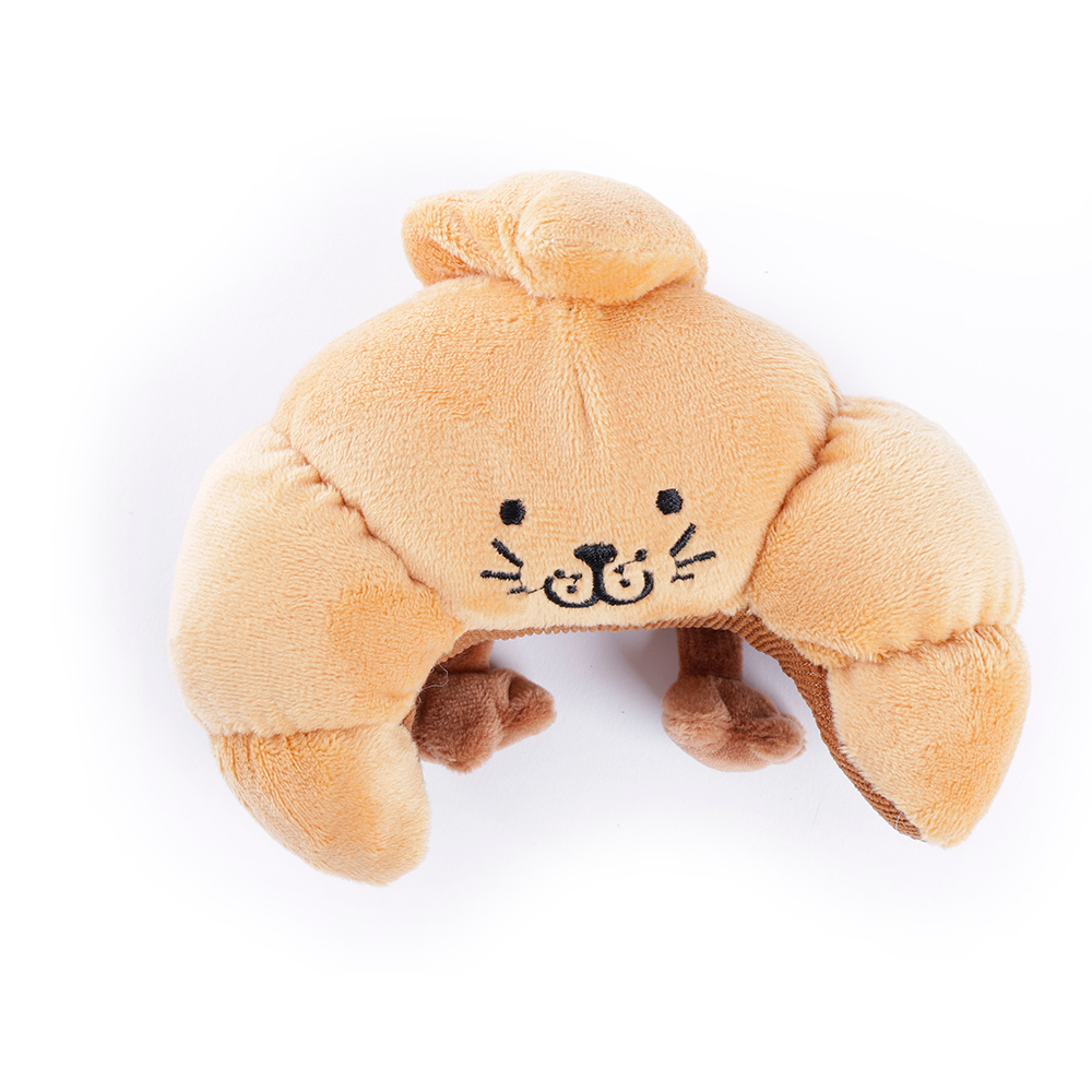 Martin Croissant Pluche Hondenknuffel 19x15x7 cm