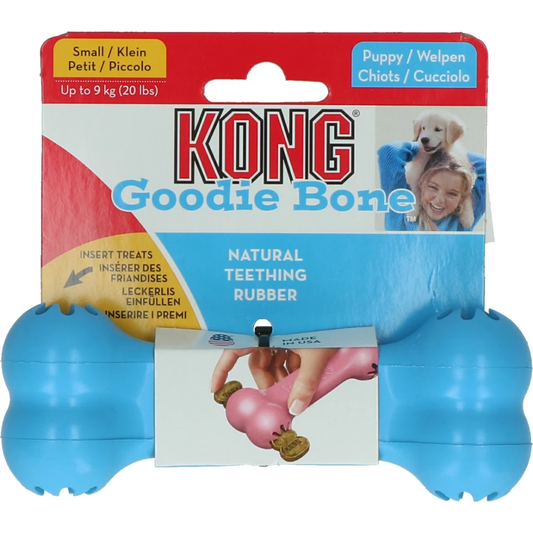 KONG Puppy Goodie Bone Blauw 13 x 5 x 3 cm