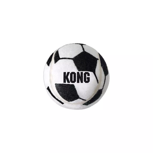 Kong Sport Soccer Ball Voetbal M 6,5 cm 3 stuks