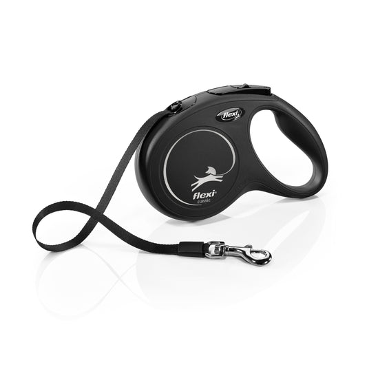 Flexi Rollijn Black Design Tape Zwart M 5 meter