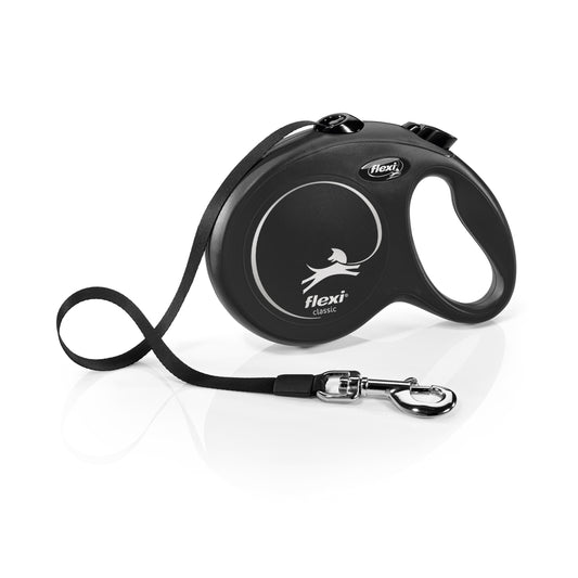 Flexi Rollijn Black Design Tape Zwart L 5 meter