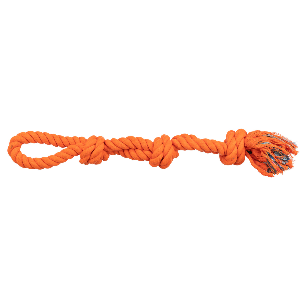 Trixie Werp Flostouw 3 Knopen Oranje 60 cm