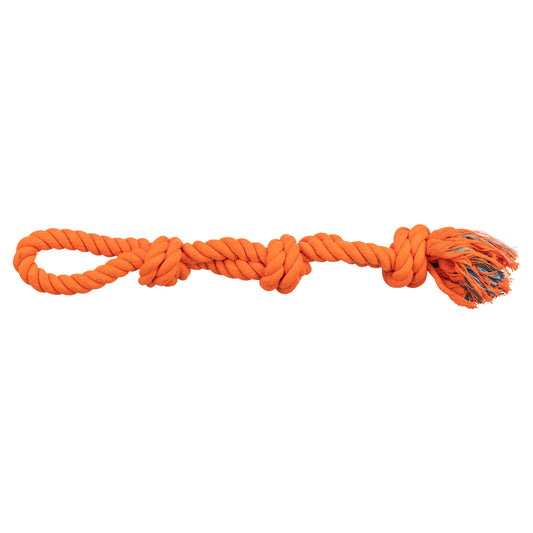 Trixie Werp Flostouw 3 Knopen Oranje 60 cm