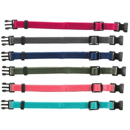 Trixie Puppy Halsband Set 6 Kleuren 22-35 cm 6 stuks (Fuchsia/Grafiet)