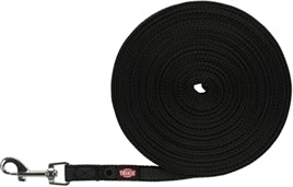Trixie Sleeplijn met Rubber Zwart S/M 10 meter x 1,5 cm