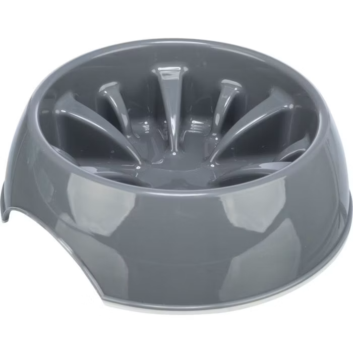 Trixie Slowfeeder Voerbak Grijs 20 cm 800 ml