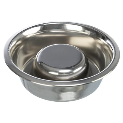 Trixie Slowfeeder Voerbak RVS 24 cm 1,5 L