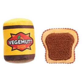 Bark Vegemutt Toast en Spread Pluche 22 x 17,5 x 8 cm