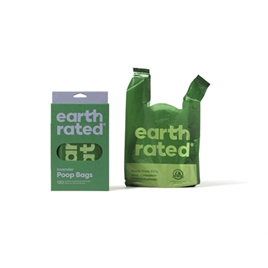 Earth Rated Poepzakjes met Handvaten Lavendel Gerecycled 120 stuks