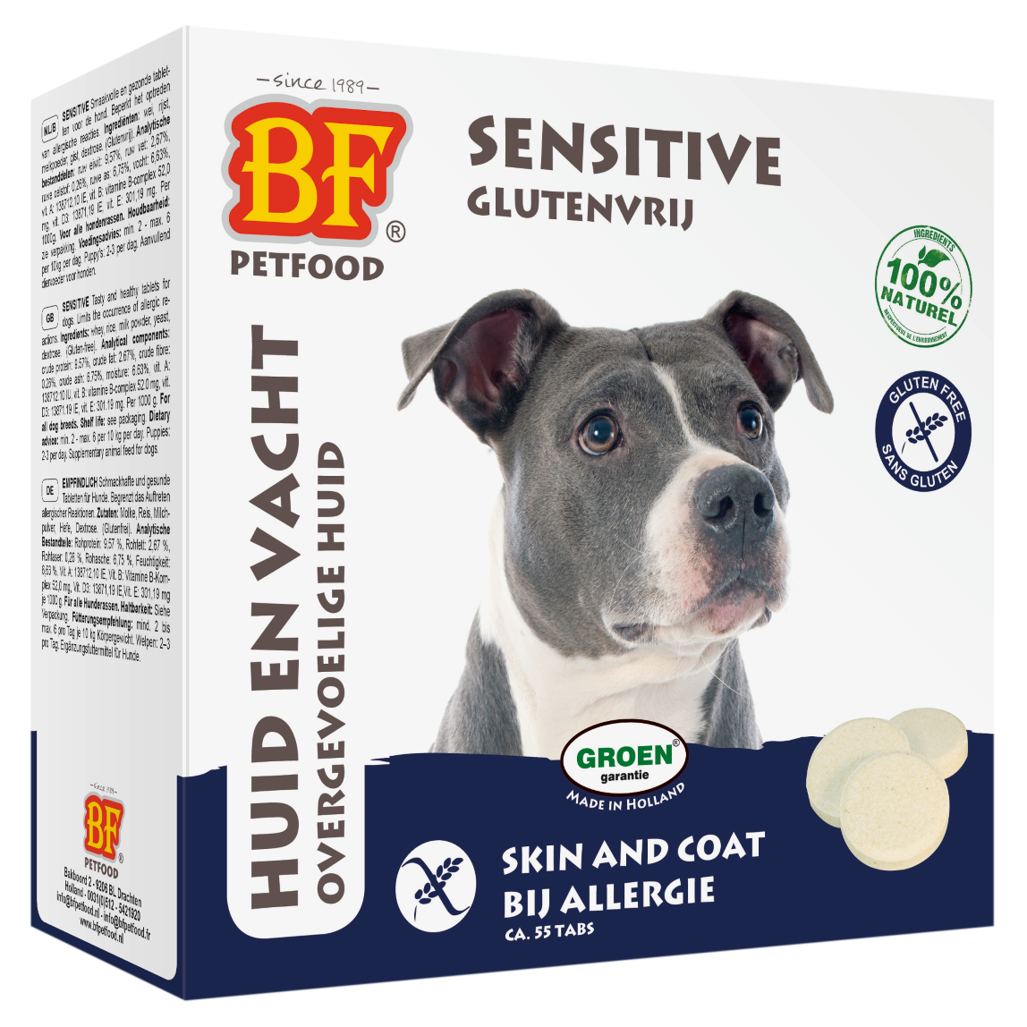 BF Petfood Sensitive Hypoallergeen Skin & Coat 55 stuks