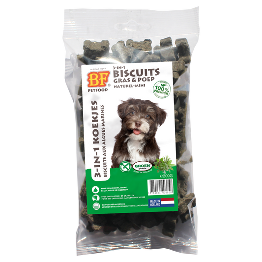 BF Petfood 3-in-1 Hondenmineralenkoekjes Mini Kruiden 200 gr