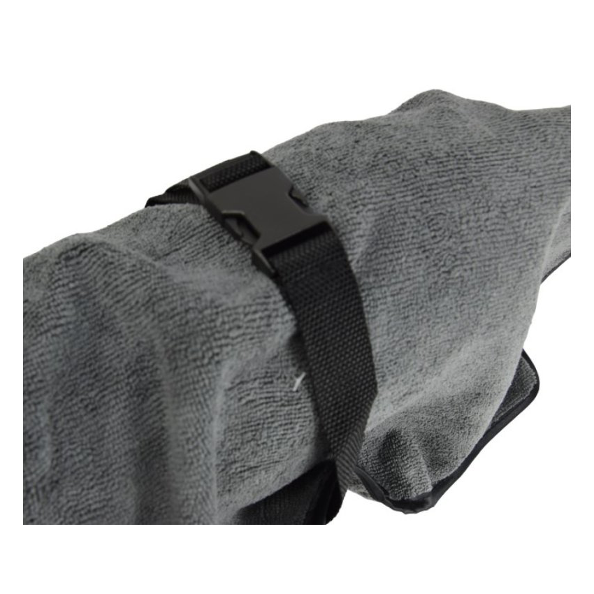 Tritra Hondenbadjas Microvezel Grijs L