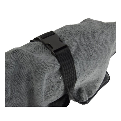 Tritra Hondenbadjas Microvezel Grijs L