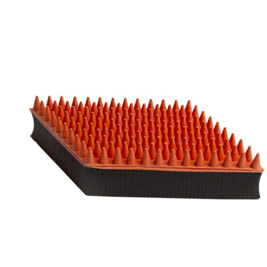 Trim Rubber Borstel Groot 10x8 cm