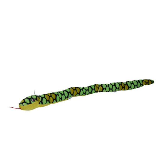 Tritra Pluche Slang Hondenknuffel Groen 75 cm