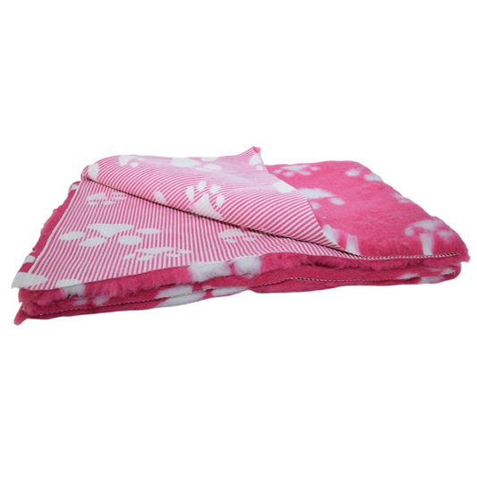 Vetbed Roze met Witte Pootjes 100x150 cm